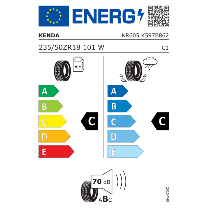 Kenda Emera SUV KR605 235/50R18 101W XL