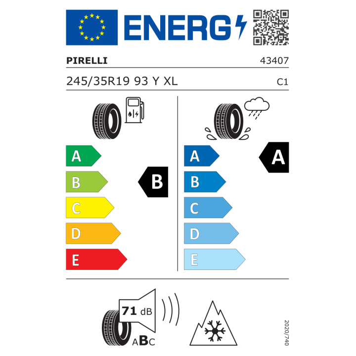Pirelli Cinturato All Season SF3 245/35R19 93Y XL
