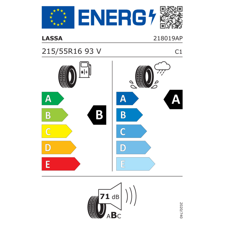 Lassa Revola 215/55R16 93V