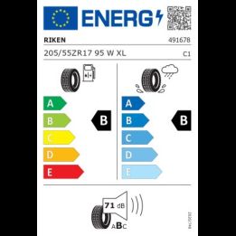 Riken Summer 3 205/55R17 95W XL