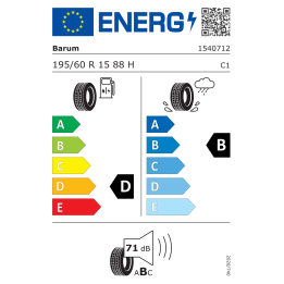 Barum Bravuris 5HM 195/60R15 88H