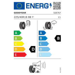 Goodyear Eagle F1 Asymmetric 2 225/40R18 88Y ROF