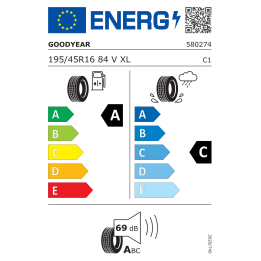 Goodyear Efficientgrip Performance 195/45R16 84V XL