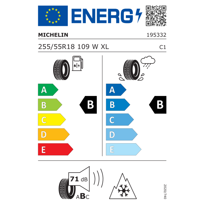 Michelin Crossclimate 2 SUV 255/55R18 109W XL