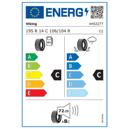 Viking TransTech NewGen 195R14 C 106/104R