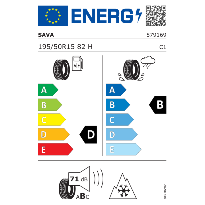 Sava All Weather 195/50R15 82H